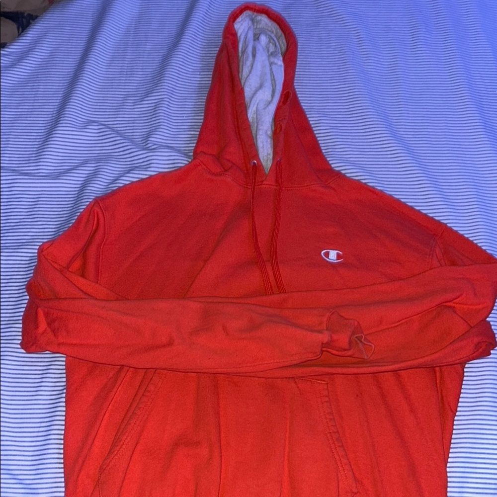 Champion Bright Red Pullover Hoodie